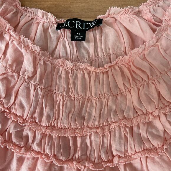 J.Crew Rosalie top in cotton‎ voile pink - Picture 8 of 8